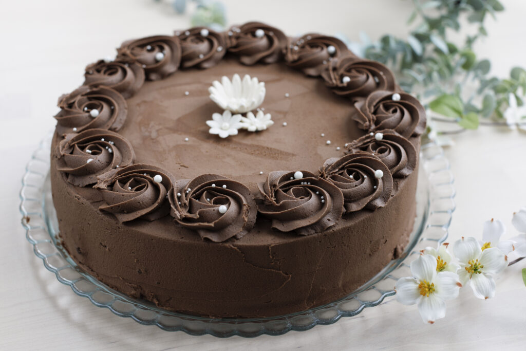 bilde viser sjokoladekake